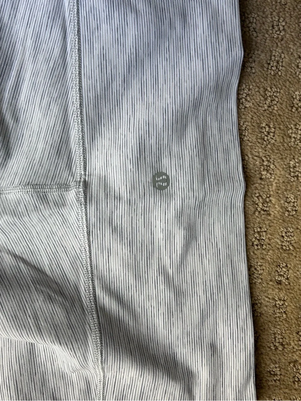 lululemon athletica white gray